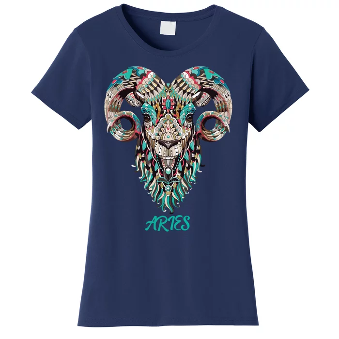 Aries Zodiac Sign Astrology March April Birthday Women's T-Shirt