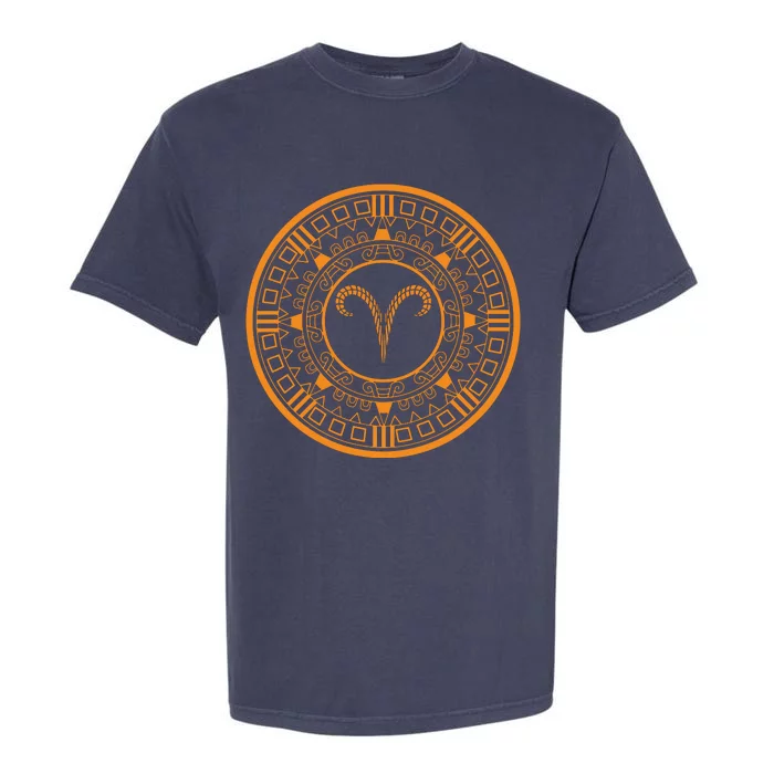 Aries Zodiac Sign Birthday Astrology Aries Garment-Dyed Heavyweight T-Shirt