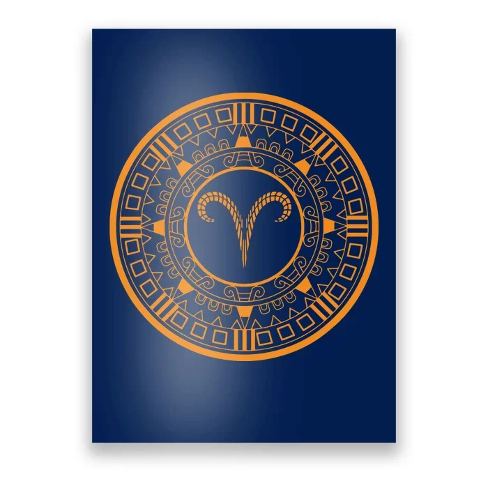 Aries Zodiac Sign Birthday Astrology Aries Poster