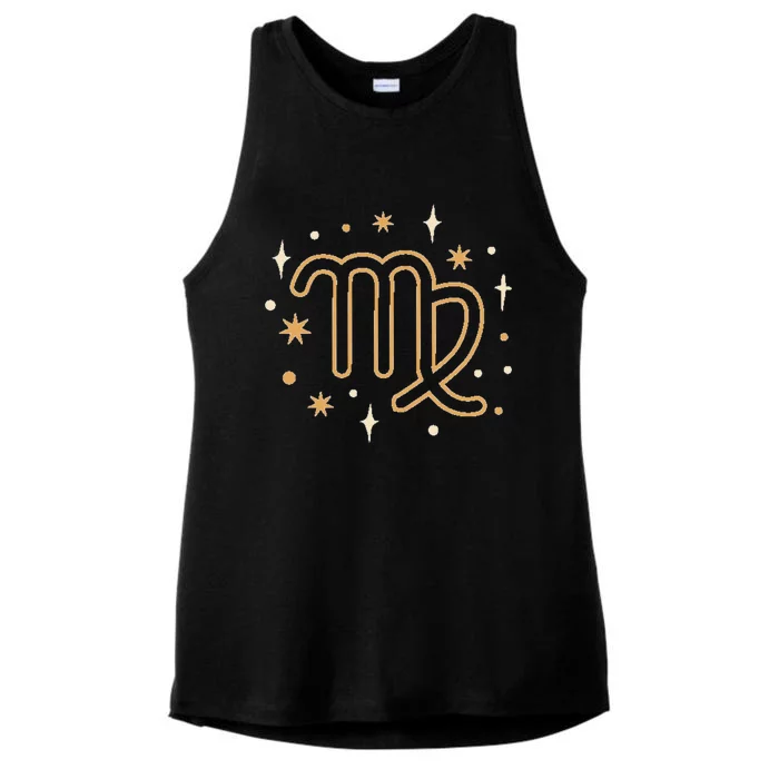 Astrology Zodiac Virgo Horoscope Birthday Cute Gift Ladies Tri-Blend Wicking Tank