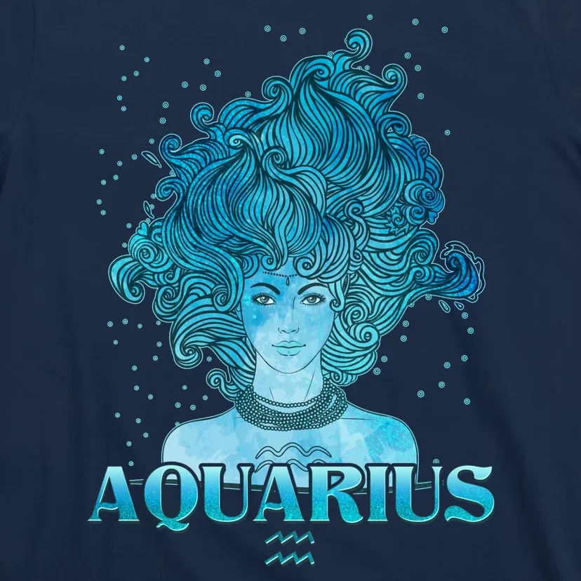 Aquarius Zodiac Woman T-Shirt