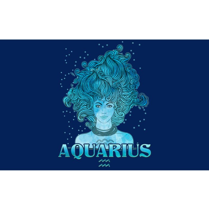 Aquarius Zodiac Woman Bumper Sticker