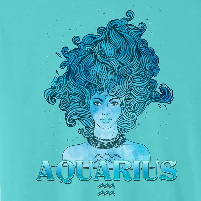 Aquarius Zodiac Woman ChromaSoft Performance T-Shirt