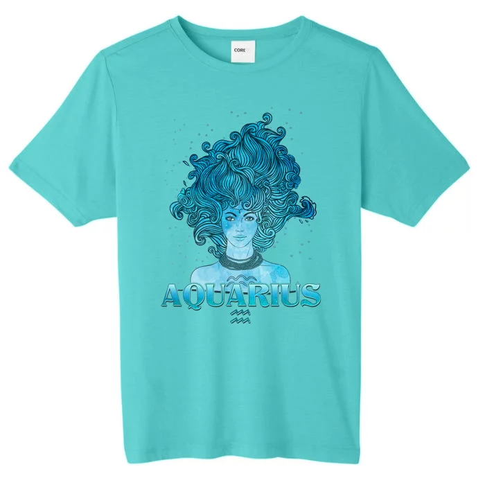 Aquarius Zodiac Woman ChromaSoft Performance T-Shirt