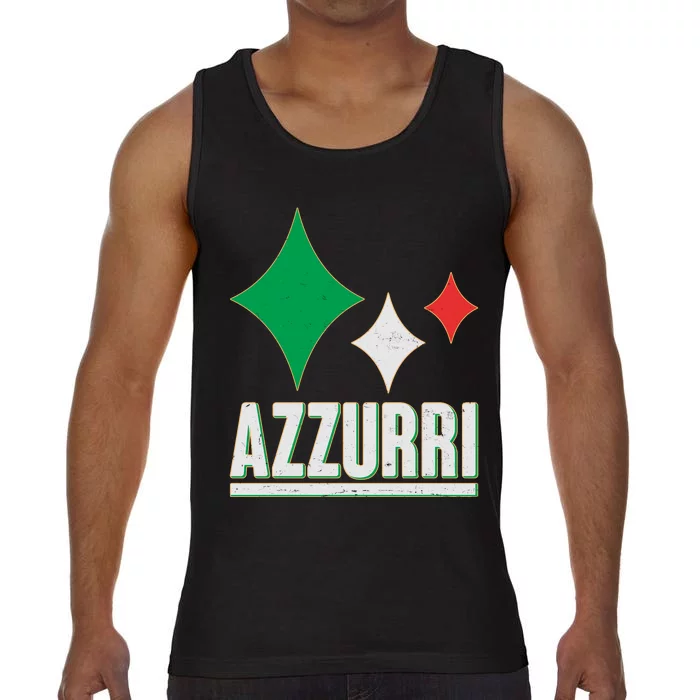 Azzurri Italy Italia Soccer Football 2021 Comfort Colors® Tank Top