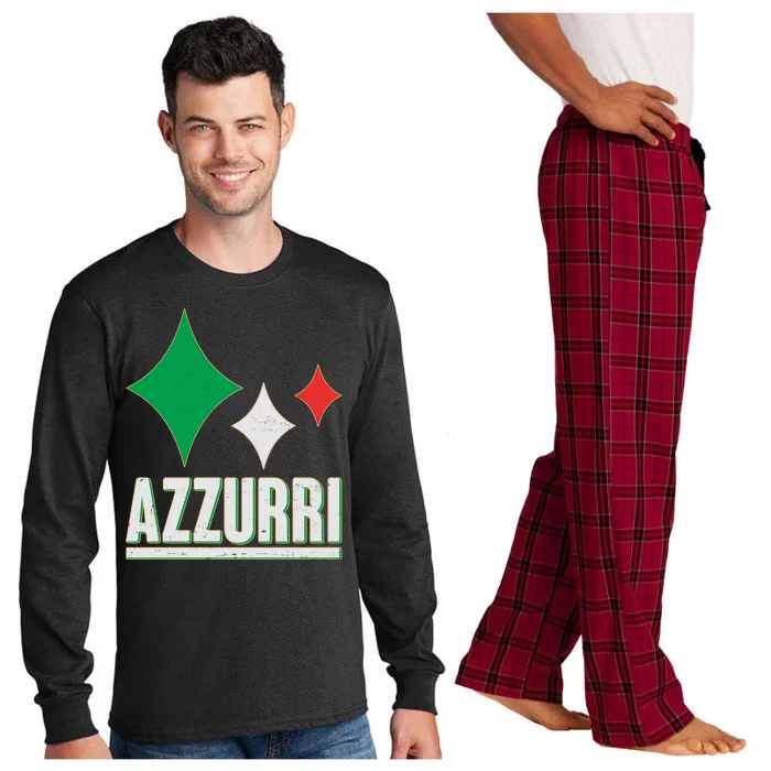 Azzurri Italy Italia Soccer Football 2021 Long Sleeve Pajama Set