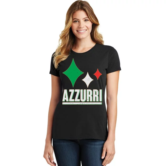 Azzurri Italy Italia Soccer Football 2021 Women's T-Shirt