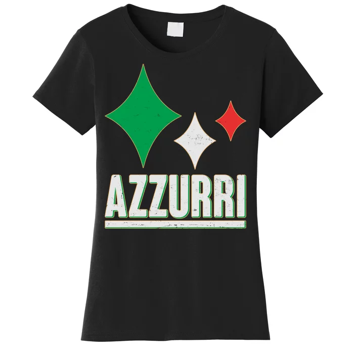 Azzurri Italy Italia Soccer Football 2021 Women's T-Shirt