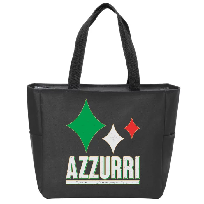 Azzurri Italy Italia Soccer Football 2021 Zip Tote Bag