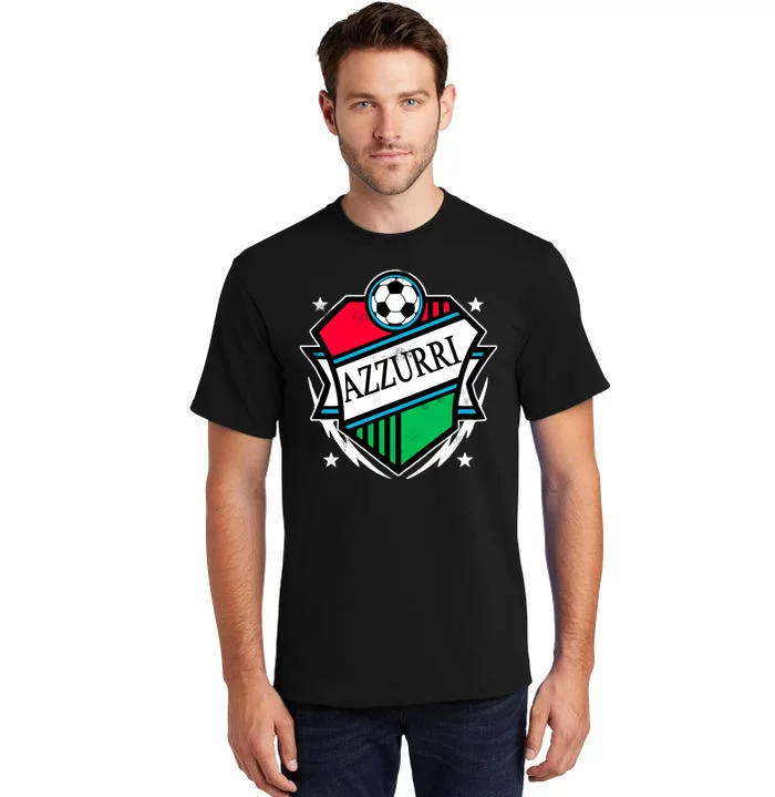 Azzurri Italy Soccer Fan Tall T-Shirt