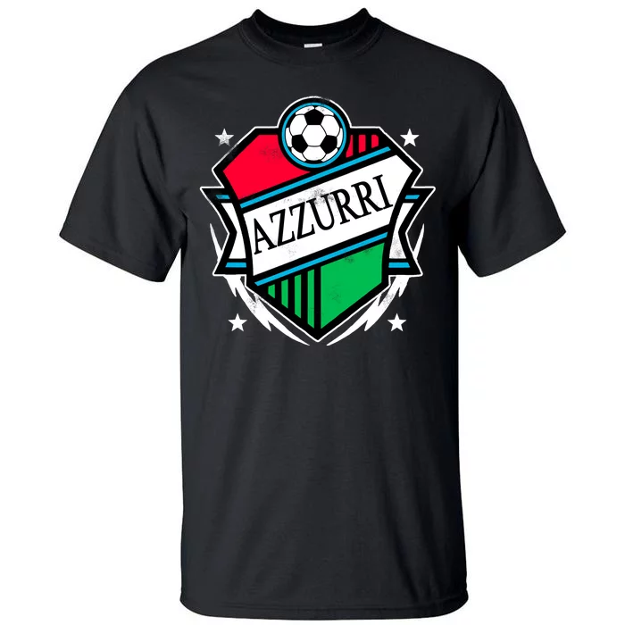 Azzurri Italy Soccer Fan Tall T-Shirt