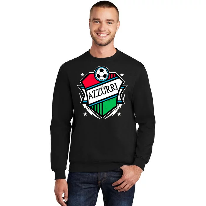 Azzurri Italy Soccer Fan Tall Sweatshirt