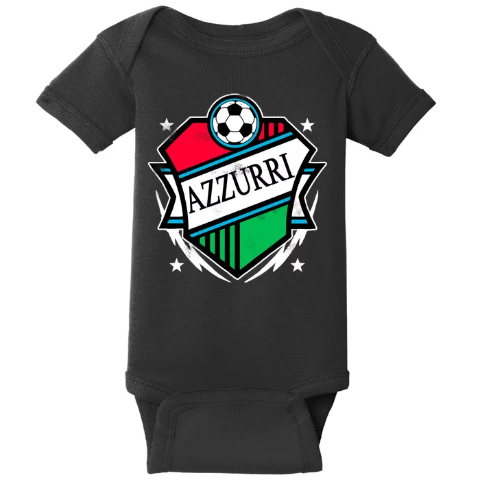 Azzurri Italy Soccer Fan Baby Bodysuit