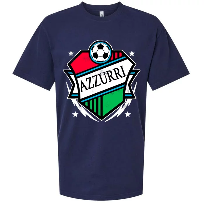 Azzurri Italy Soccer Fan Sueded Cloud Jersey T-Shirt