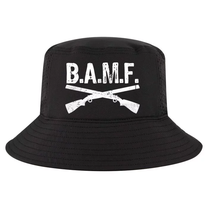 B.A.M.F. Guns Badass Cool Comfort Performance Bucket Hat