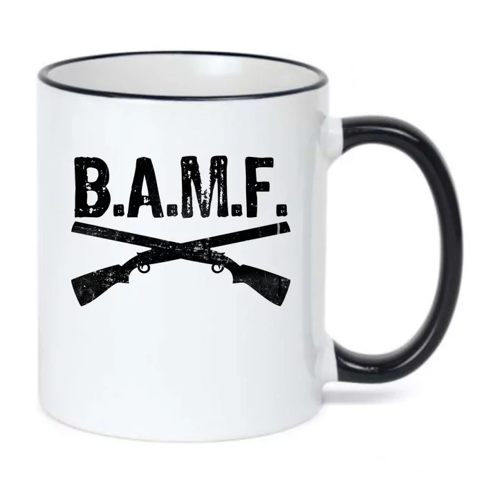 B.A.M.F. Guns Badass Black Color Changing Mug