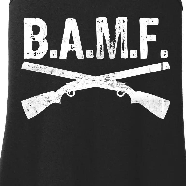 B.A.M.F. Guns Badass Ladies Essential Tank