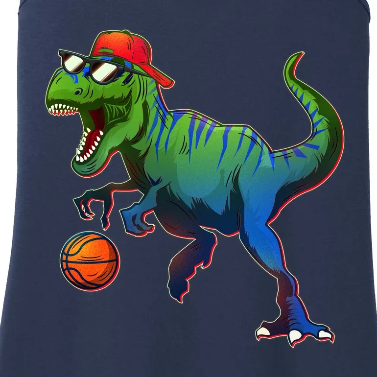 B-Ball T-Rex Ladies Essential Tank