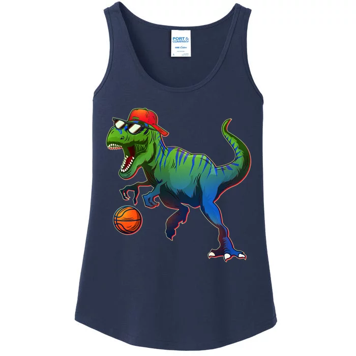 B-Ball T-Rex Ladies Essential Tank