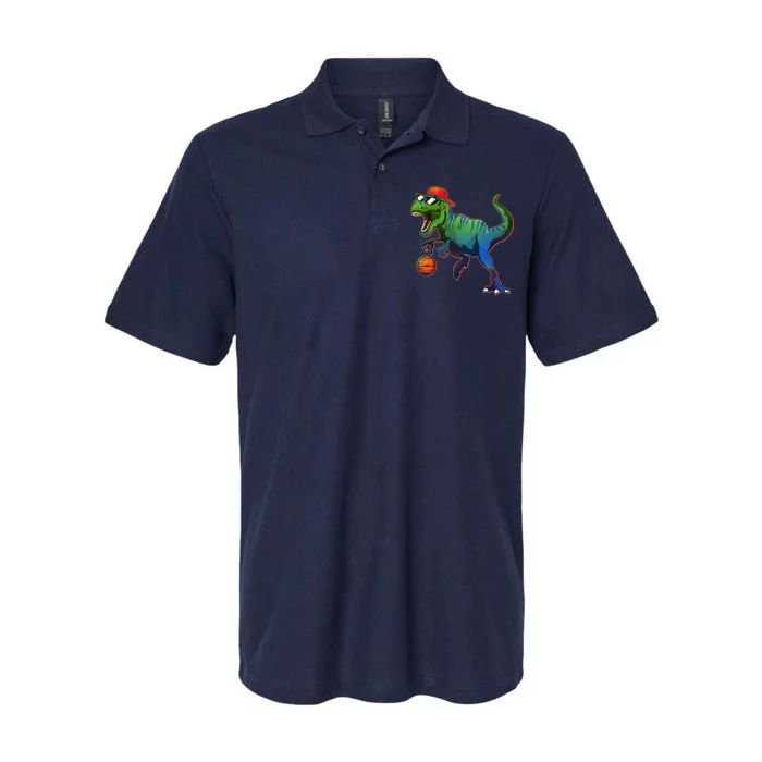 B-Ball T-Rex Softstyle Adult Sport Polo