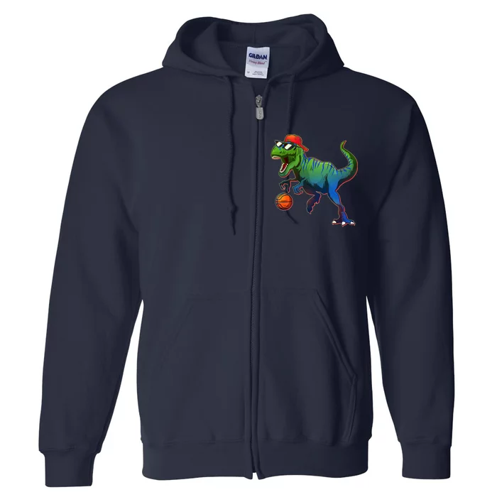 B-Ball T-Rex Full Zip Hoodie