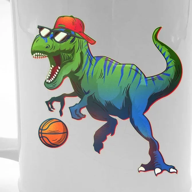 B-Ball T-Rex Front & Back Beer Stein