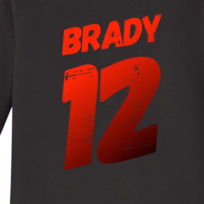 Brady 12 Baby Long Sleeve Bodysuit