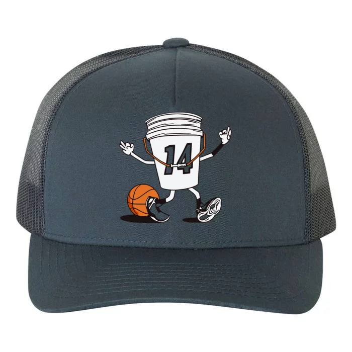 Bucket 14 Basketball Yupoong Adult 5-Panel Trucker Hat