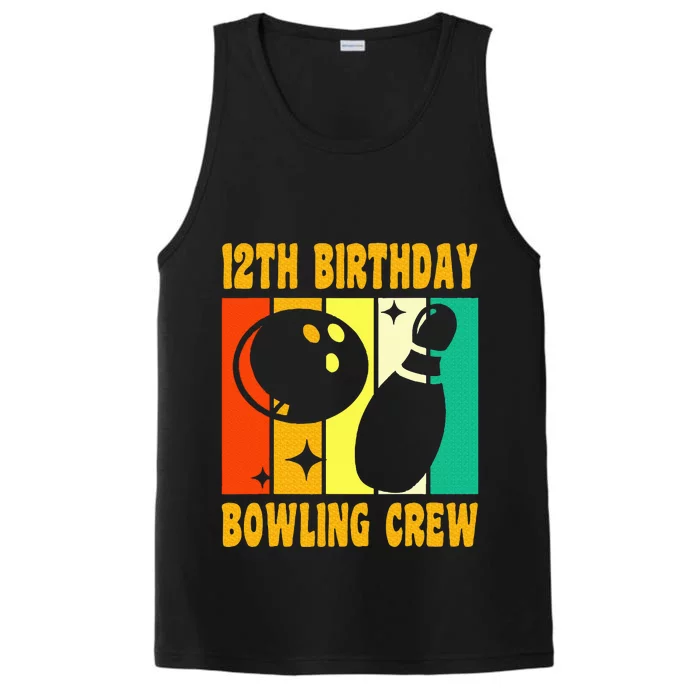 Bowling 12th Birthday Performance Tank