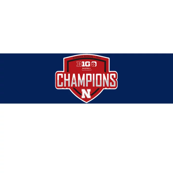 Big 10 Champs 2024 Baseball Locker Room Bumper Sticker