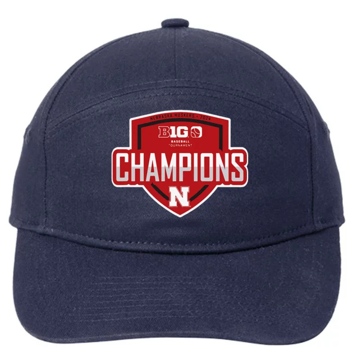 Big 10 Champs 2024 Baseball Locker Room 7-Panel Snapback Hat