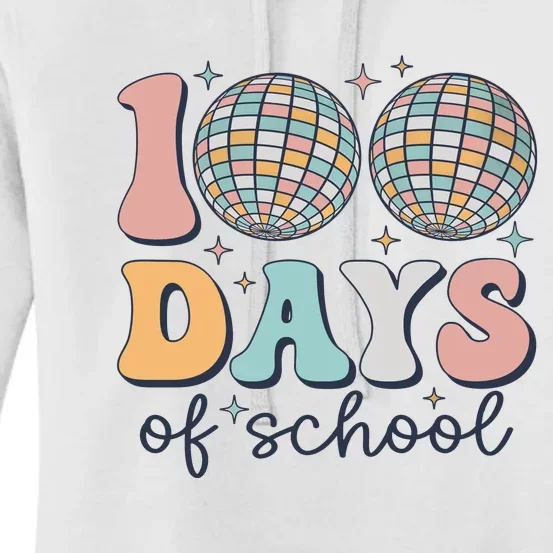 Ball 100 Days Of School Teacher Life Back To School Women's Pullover Hoodie