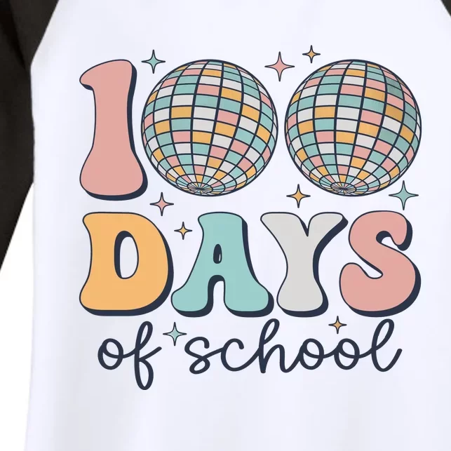 Ball 100 Days Of School Teacher Life Back To School Women's Tri-Blend 3/4-Sleeve Raglan Shirt