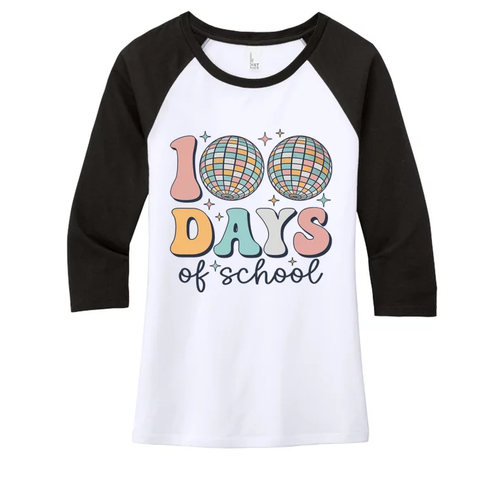 Ball 100 Days Of School Teacher Life Back To School Women's Tri-Blend 3/4-Sleeve Raglan Shirt