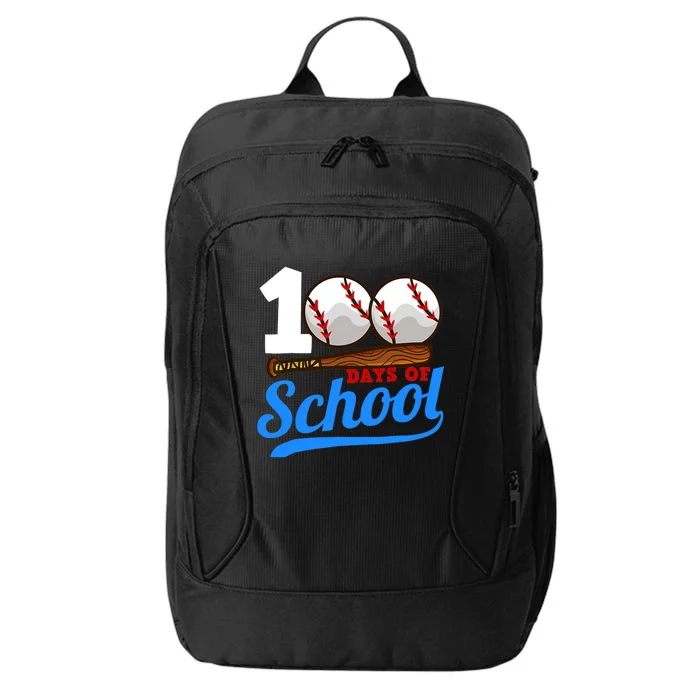 Baseball 100 Days of School Happy 100th Day Teacher City Backpack