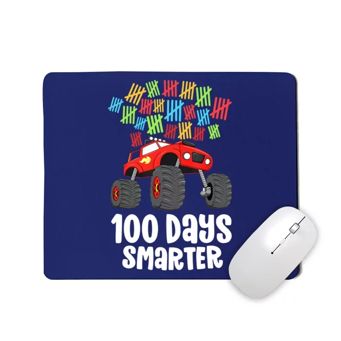 Boys 100th Day Of School Monster Truck 100 Smarter Mousepad