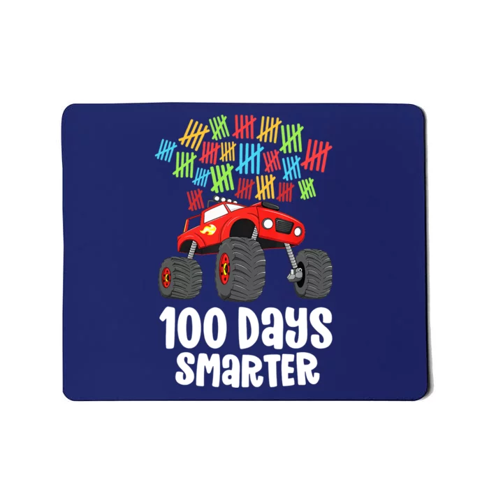 Boys 100th Day Of School Monster Truck 100 Smarter Mousepad