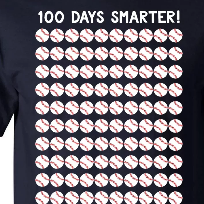 Baseball 100th Day Of School For Boy 100 Days Tall T-Shirt