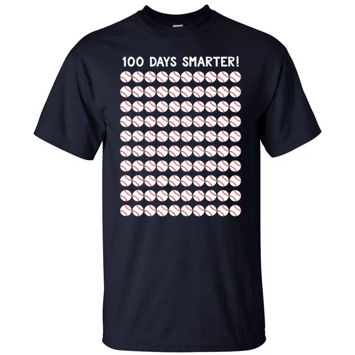 Baseball 100th Day Of School For Boy 100 Days Tall T-Shirt