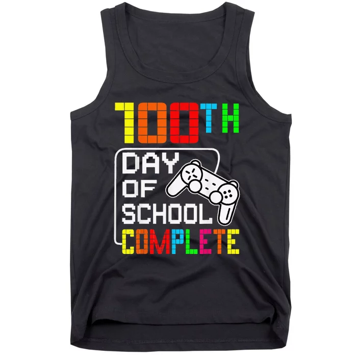 Boys 100th Day of School Complete Video Game Students Tank Top