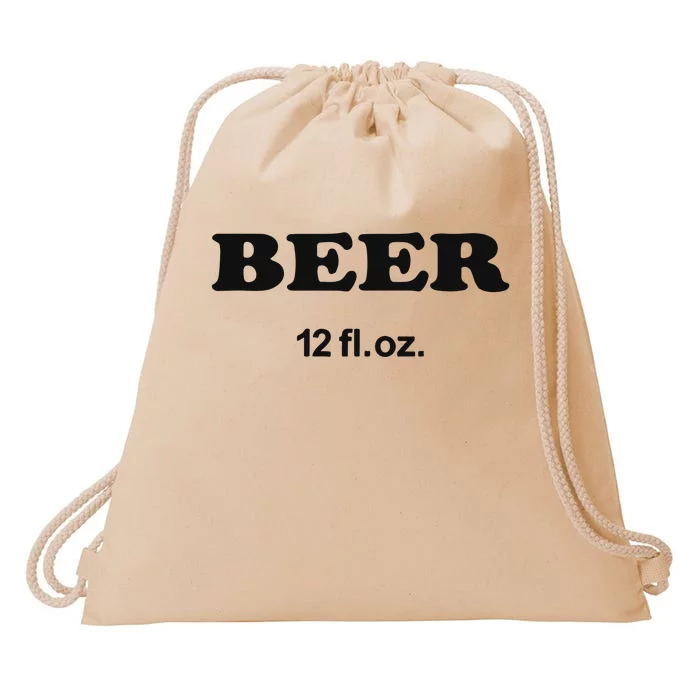 Beer 12 Fl Oz Drawstring Bag