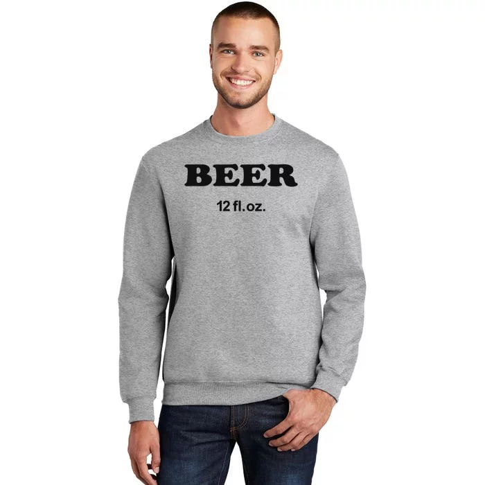 Beer 12 Fl Oz Tall Sweatshirt