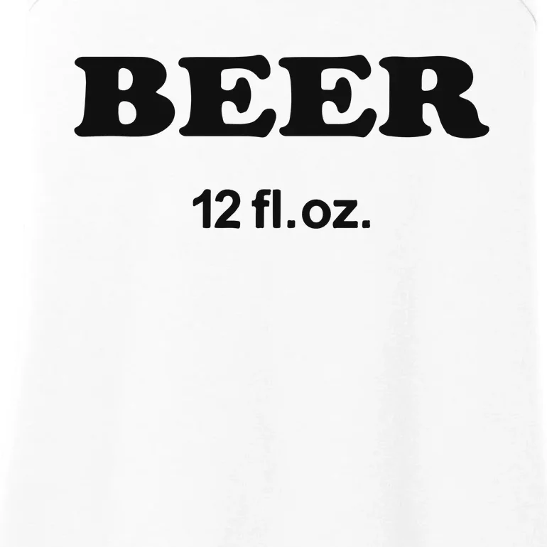 Beer 12 Fl Oz Ladies Essential Tank