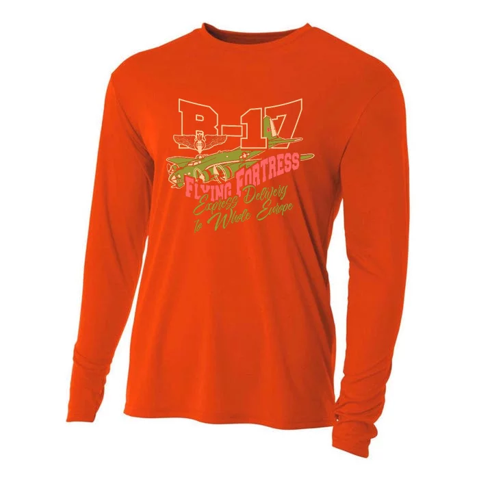 B 17 Flying Fortress Cooling Performance Long Sleeve Crew