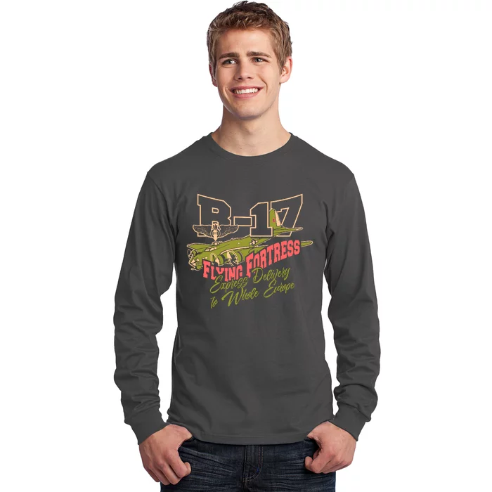 B 17 Flying Fortress Long Sleeve Shirt