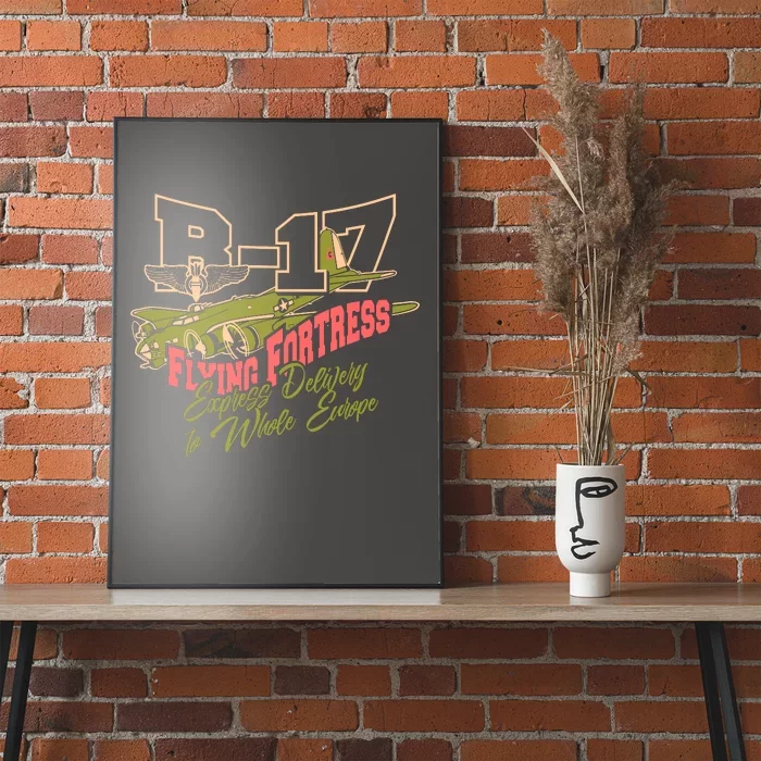 B 17 Flying Fortress Poster