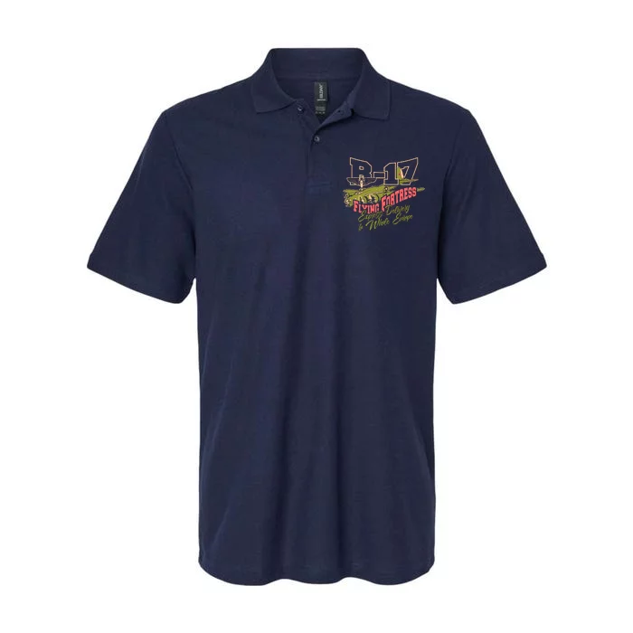 B 17 Flying Fortress Softstyle Adult Sport Polo