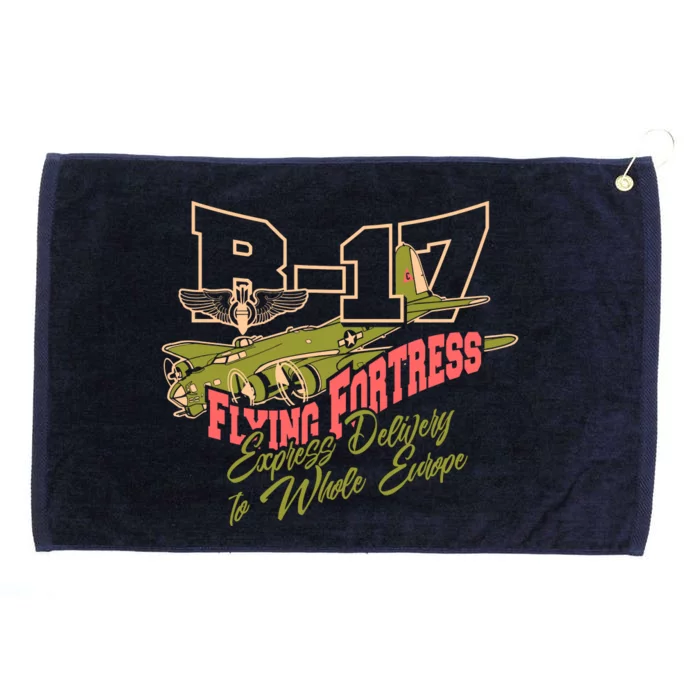 B 17 Flying Fortress Grommeted Golf Towel