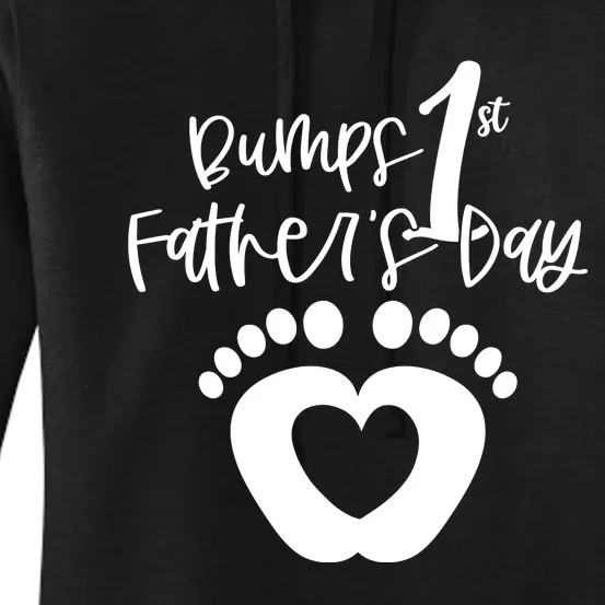 Bumps 1st Father's Day Women's Pullover Hoodie