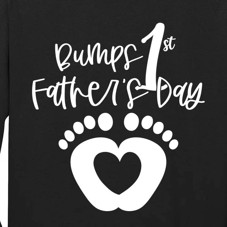 Bumps 1st Father's Day Tall Long Sleeve T-Shirt